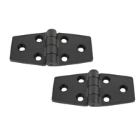 Nylon Hinges 80x38mm Black (Pair)