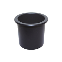 Beckson Drink Holder Recess Mount Plastic Black