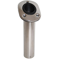 Rod Holder 30deg Angled Stainless Steel with Insert