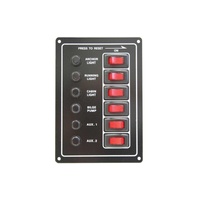 Switch Panel Circuit Breaker 6 Gang