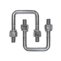 Square Zinc Plated U Bolt 75x13mm