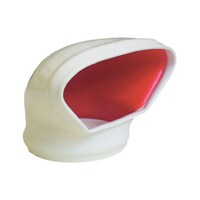 Vent -Cowl PVC Low 75mm