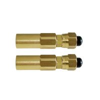 Two End Fittings with Turning Nut Suits 5/16-inch Hydraulic Hose