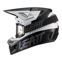 LEATT 21 MOTO HELMET KIT 8.5 V21.1 BLK/WHT 2XL 63-64CM