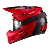 LEATT 21 MOTO HELMET KIT 7.5 V21.2 RED MED 57-58CM