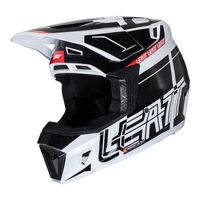 Leatt Helmet Kit Moto 7.5 V24 - Black / White (XS)