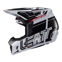 Leatt Helmet Kit Moto 7.5 V24 - Black / White (S)