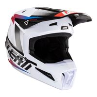 Leatt Helmet Kit Moto 2.5 V24 - Black / White (L)
