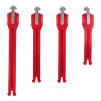 LEATT STRAP KIT 5.5 RED (ROYAL) 4-PCS