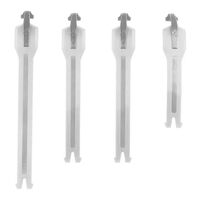 LEATT STRAP KIT 5.5 WHT 4-PCS