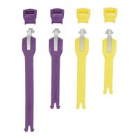 LEATT STRAP KIT 5.5 PURPLE 2+YELLOW 2-PCS