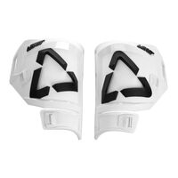 LEATT SHIN PLATE KIT 5.5 WHT/BLK PAIR #US7-9