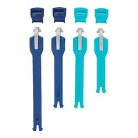 LEATT STRAP KIT 5.5 AQUA 2+BLUE 2-PCS