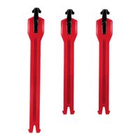 LEATT STRAP KIT 3.5 3-PCS RED