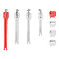 LEATT STRAP KIT 5.5 WHITE 3+RED 1-PCS