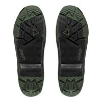 LEATT SOLE 4.5/5.5 ENDURO #US7 PAIR BLK/CACTUS