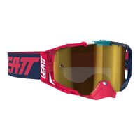 LEATT GOGGLE VELOCITY 6.5 IRIZ INK/RED - BRONZ LENS 22%