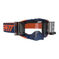 LEATT GOGGLE VELOCITY 6.5 ROLL-OFF INK/ORG - CLR LENS