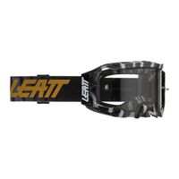 LEATT GOGGLE VELOCITY 5.5 BLK ZEBRA /LIGHT GRY LENS 58%