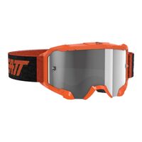 LEATT GOGGLE VELOCITY 4.5 NEON ORG /LIGHT GRY LENS 58%