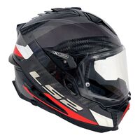 LS2 MX701 Explorer Carbon (M) Frontier - Titanium / Red