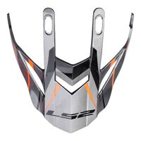 LS2 MX436 PIONEER EVO PEAK KNIGHT TITANIUM ORANGE