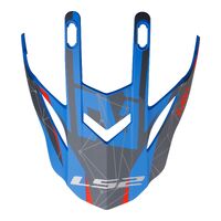 LS2 MX437 FAST EVO PEAK ALPHA BLUE