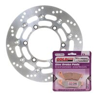 BRAKE DISC & PAD FRONT KIT - SUZ DR650SE 96-20