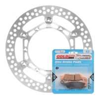 BRAKE DISC & PAD FRONT KIT - YAM YZ250F 07-15