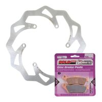 BRAKE DISC & PAD FRONT KIT - KTM 250 SX-F 07-19 - WAVE