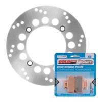 BRAKE DISC & PAD REAR KIT - SUZ DR650SE 96-20