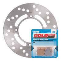 BRAKE DISC & PAD REAR KIT - YAM YZ85 / LW 02-20