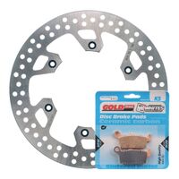 BRAKE DISC & PAD REAR KIT - YAM YZ250 98-01