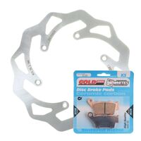 BRAKE DISC & PAD REAR KIT - KTM 300 EXC 98-03 - WAVE