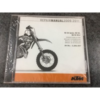 Workshop Manual KTM 50 SX / Mini '09-11' 