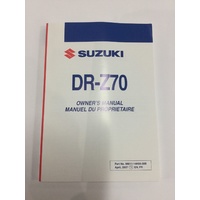 Suzuki DRZ70 Owners Manual '08-17' 