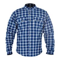 OXFORD KICKBACK KEVLAR SHIRT CHECK BLU/WHT XL