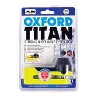 Oxford Disc Lock Titan 10mm - Yellow