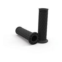 OXFORD RETRO HAND GRIPS BLK (for 22mm bars)