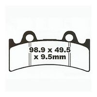 Premier Brake Pads - P Organic Standard