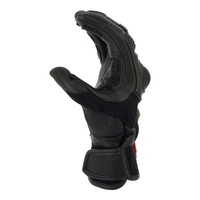 RICHA BLAST LEATHER SUMMER GLOVE BLK LGE /9