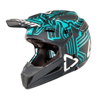 Leatt V11 GPX 5.5 Helmet - Grey/Teal