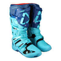 Leatt 2022 5.5 Flexlock Boot - Blue/Aqua