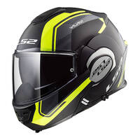 LS2 FF399 Valiant Line Helmet - Matte Black / Yellow