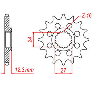 MTX 444 Steel Front Sprocket #525 (10-444)