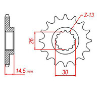 MTX 340 Steel Front Sprocket #530 (10-469)