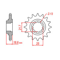 MTX 1538 Steel Front Sprocket #520 (10-538)