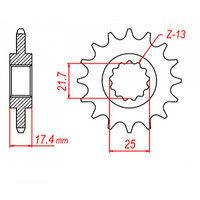 MTX 1299 Steel Front Sprocket #520 (10-KVO)