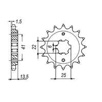 MTX 293 Steel Front Sprocket #520 (10-MM9)