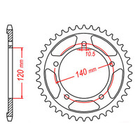 MTX 1792 Steel Rear Sprocket #525 (11-35F)